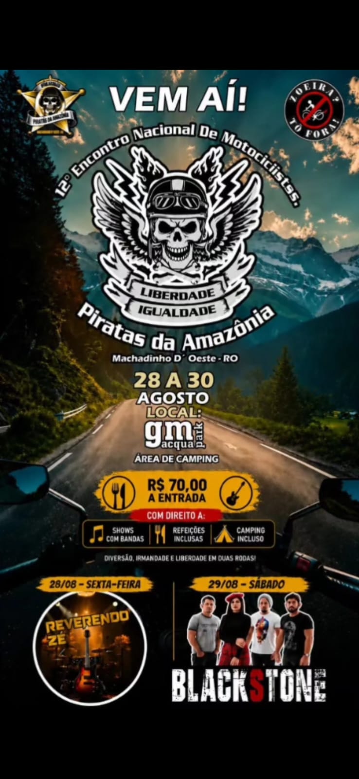 Imagem de 12º Encontro nacional de motociclistas Piratas da Amazônia